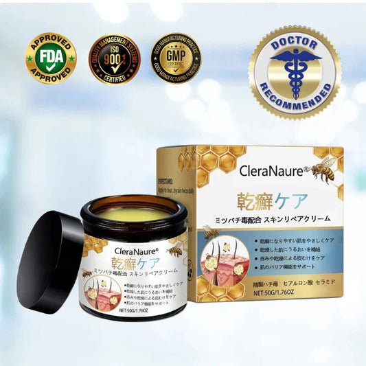 CleraNature® PsoriaSoothe 蜂毒配合スキンリジェネレーティングクリーム