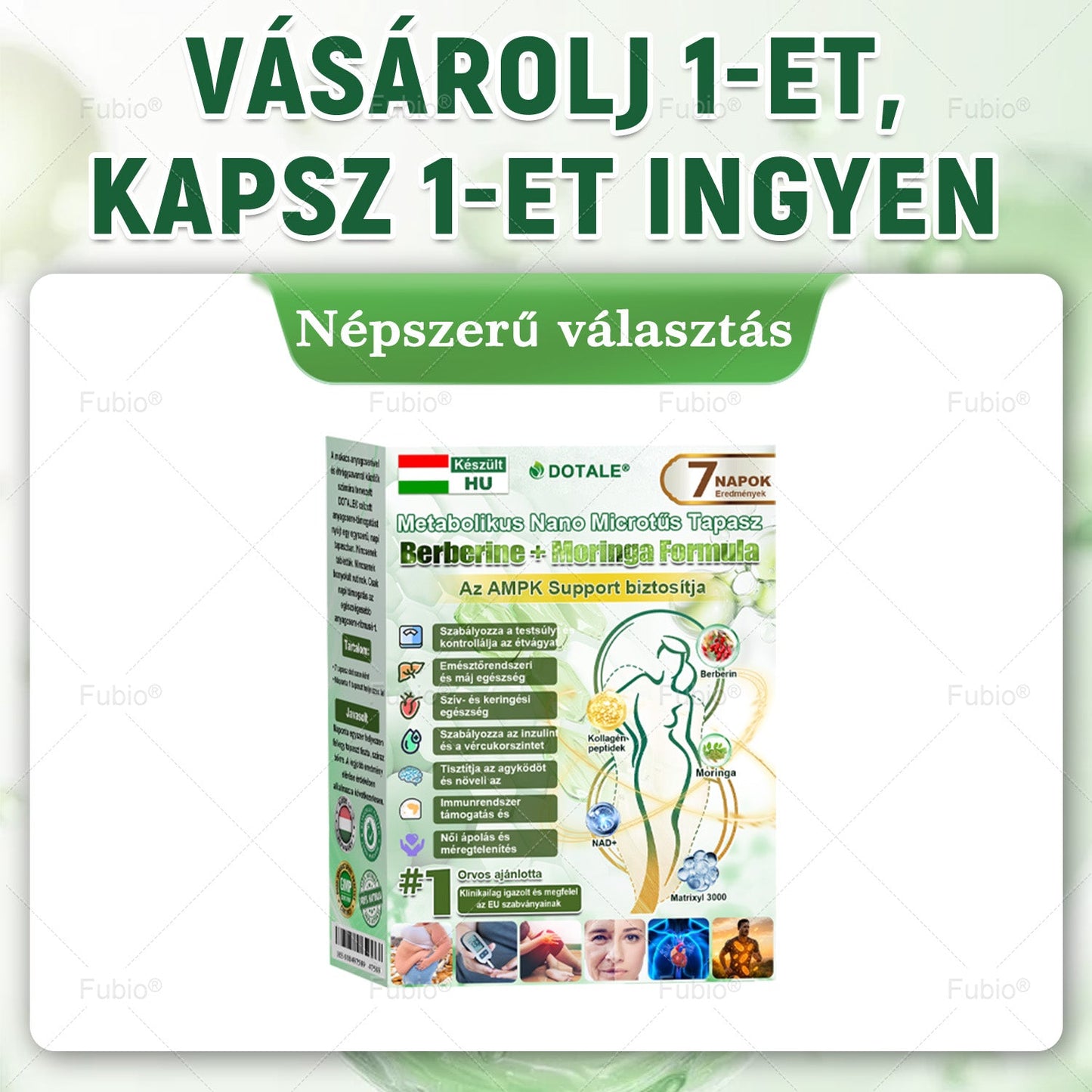 Utolsó lehetőség! Ne hagyd ki ezt a lehetőséget 80%-os kedvezménnyel! | 𝑫𝑶𝑻𝑨𝑳𝑬® Metabolit Nano Mikroszálas Tapasz