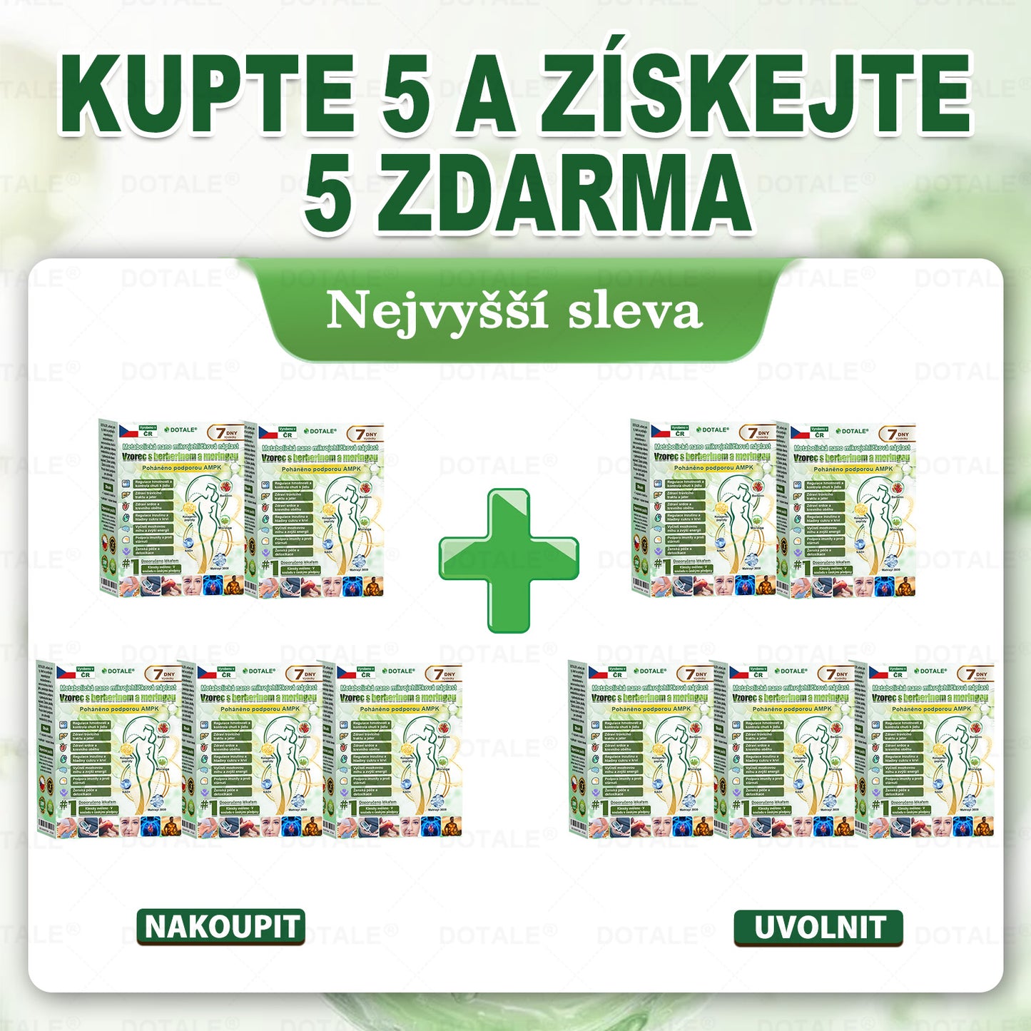 Poslední šance! Nenechte si ujít tuto příležitost se slevou 50 %! | 𝑫𝑶𝑻𝑨𝑳𝑬® Metabolická Nano Mikroneedlová Náplast